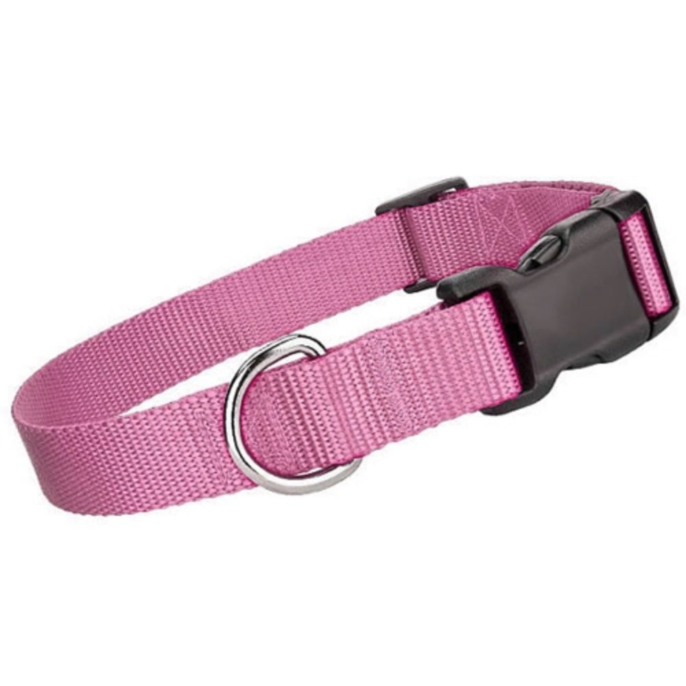 Parisian Pet Nylon Collar- Light Pink