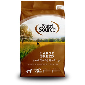 Nutrisource Large Breed Lamb Meal & Rice Recipe- 26lb