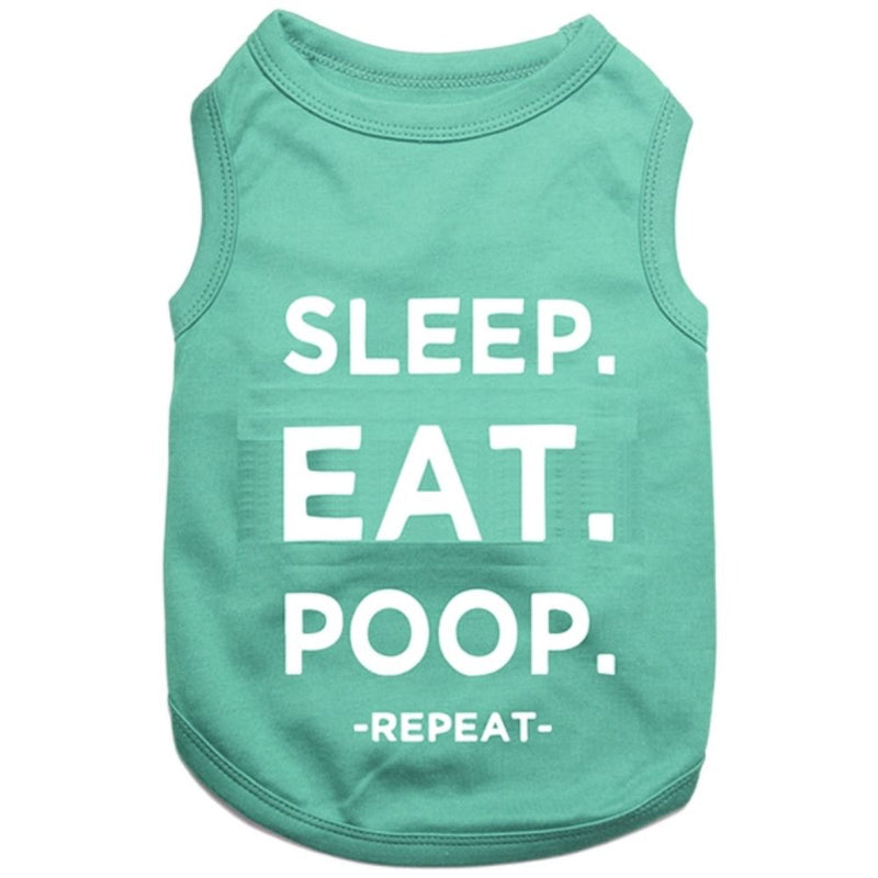 Parisian Pet Sleep Eat Poop Repeat Tee
