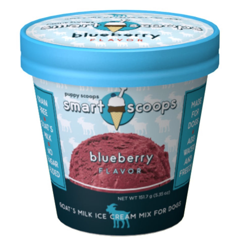 Puppy Cakes Smart Scoops Goat's Milk Ice Cream Mix - Blueberry
