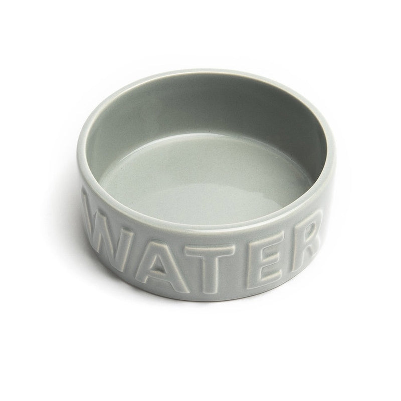 Park Life Designs Grey Classic Water Pet Bowl