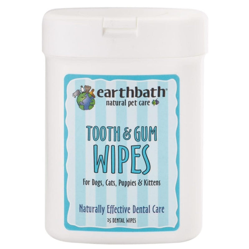 *SALE* Earthbath Tooth & Gum Wipes - DAMAGED ITEM! (Top of container broken)