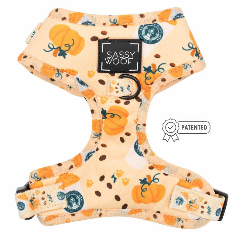 Sassy Woof Adjustable Harness - A Latte Pupkin