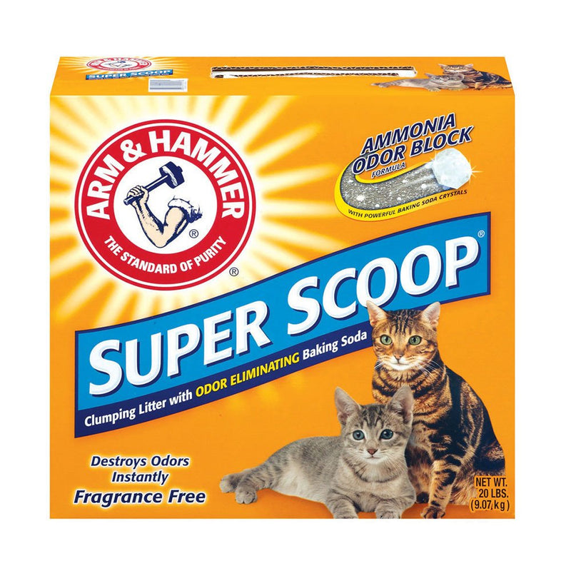 Arm & Hammer™ Super Scoop™ Fragrance Free Clumping Cat Litter 20Lbs