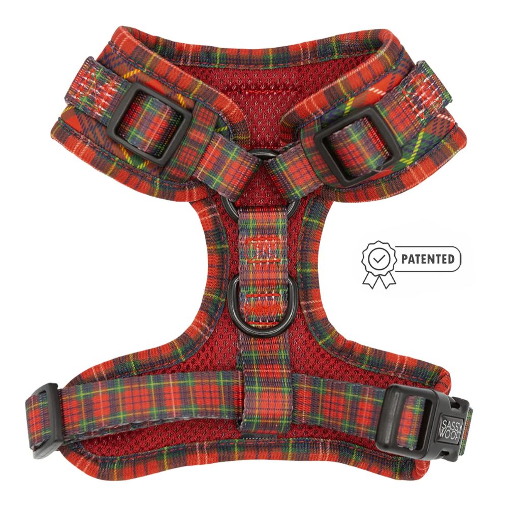 SASSY WOOF ADJUSTABLE HARNESS - DECK THE PAWS