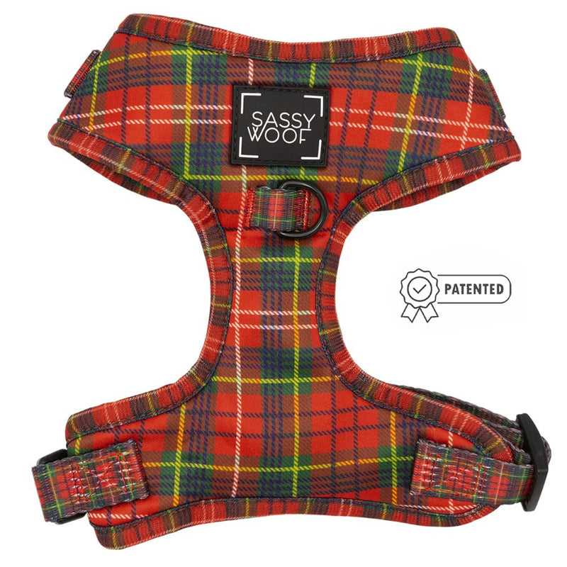 SASSY WOOF ADJUSTABLE HARNESS - DECK THE PAWS