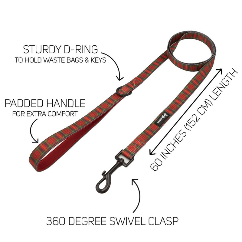 SASSY WOOF LEASH - DECK THE PAWS