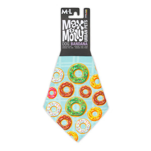 Max & Molly Reversible Collar Bandana - Donuts