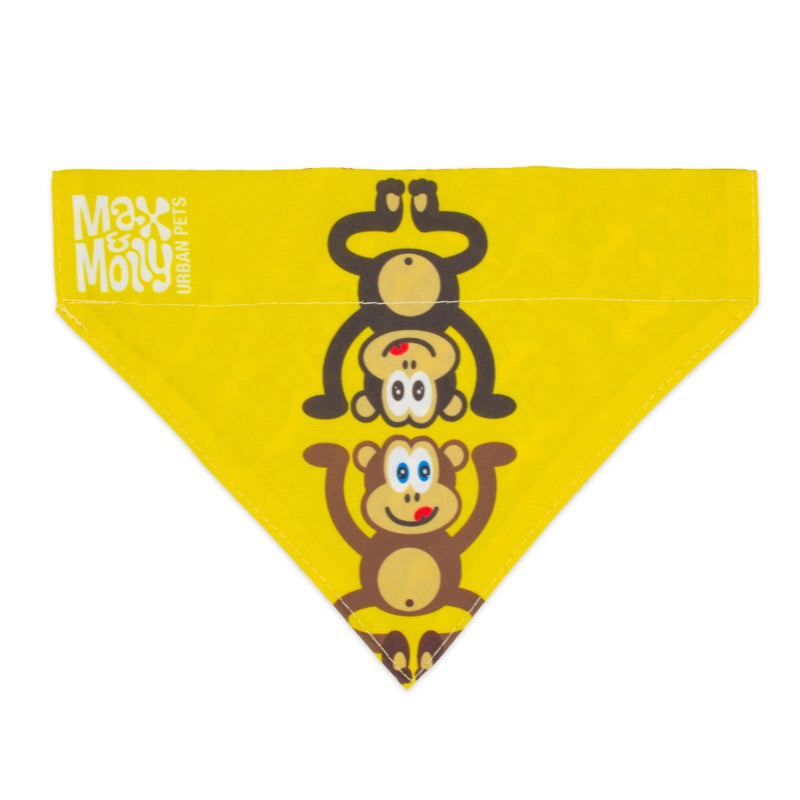 Max & Molly Reversible Collar Bandana - Monkey Maniac