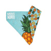 Max & Molly Reversible Collar Bandana- Sweet Pineapple
