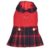 Parisian Pet Scottish Red and Blue Plaid Dress