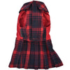Parisian Pet Scottish Red and Blue Plaid Dress