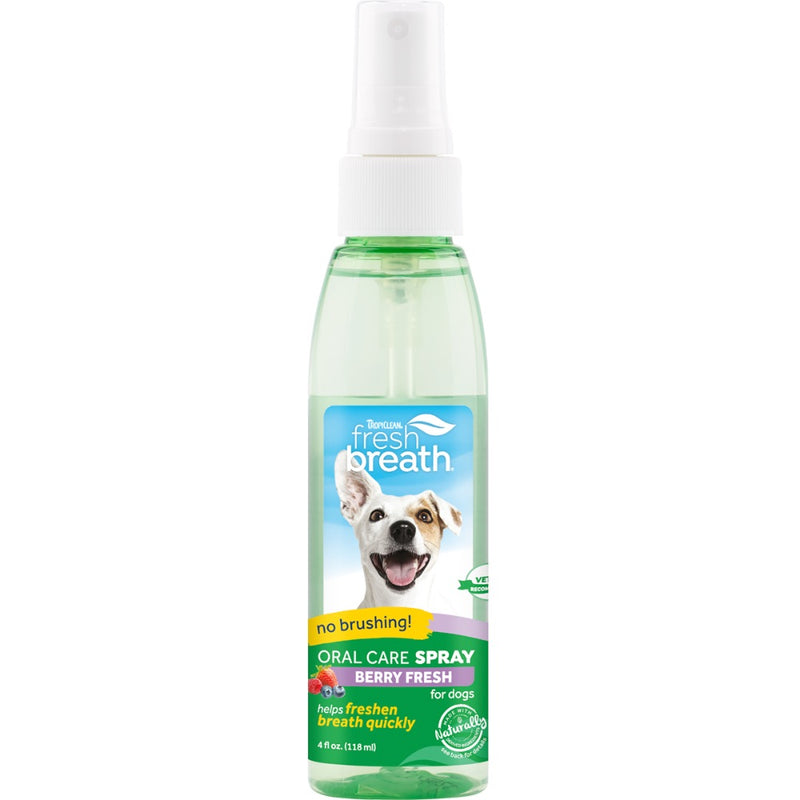 TROPICLEAN ORAL CARE SPRAY FOR DOGS WITH BERRY FLAVORING - 4.fl.oz