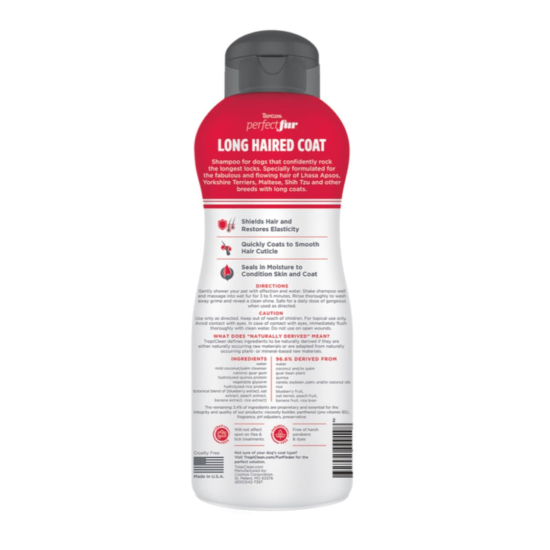 TROPICLEAN PERFECTFUR™ LONG HAIRED COAT SHAMPOO FOR DOGS
