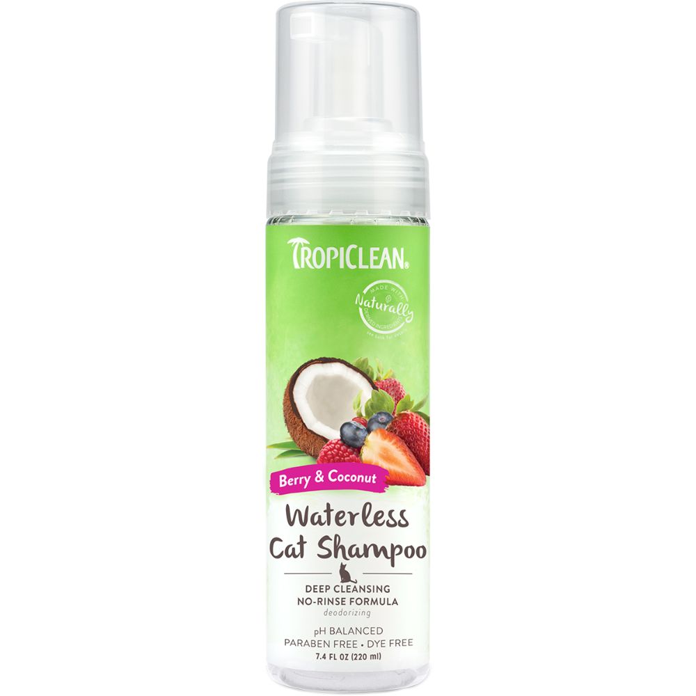 TROPICLEAN DEEP CLEANING WATERLESS CAT SHAMPOO