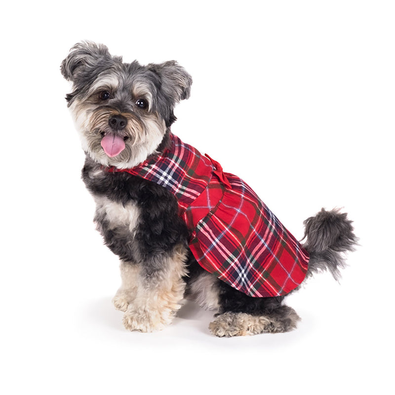 The Worthy Dog Red Plaid Dress