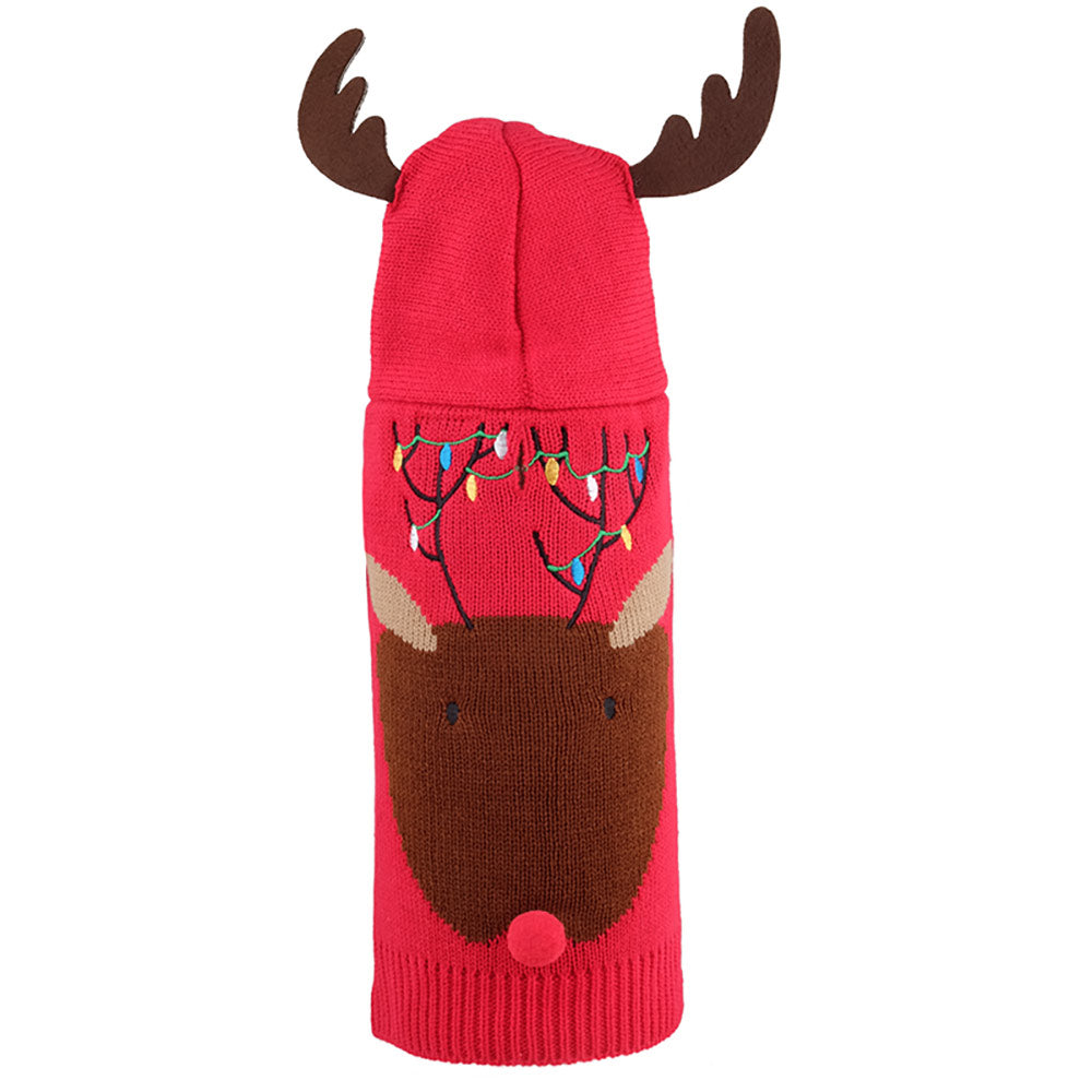 The Worthy Dog Rudy Reindeer Hoodie