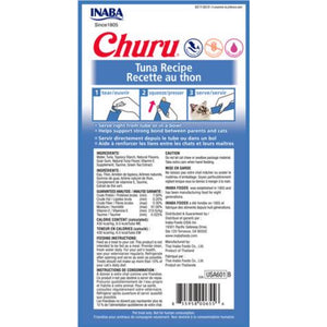 INABA Churu Purée Tuna - 4 0.5oz Tubes