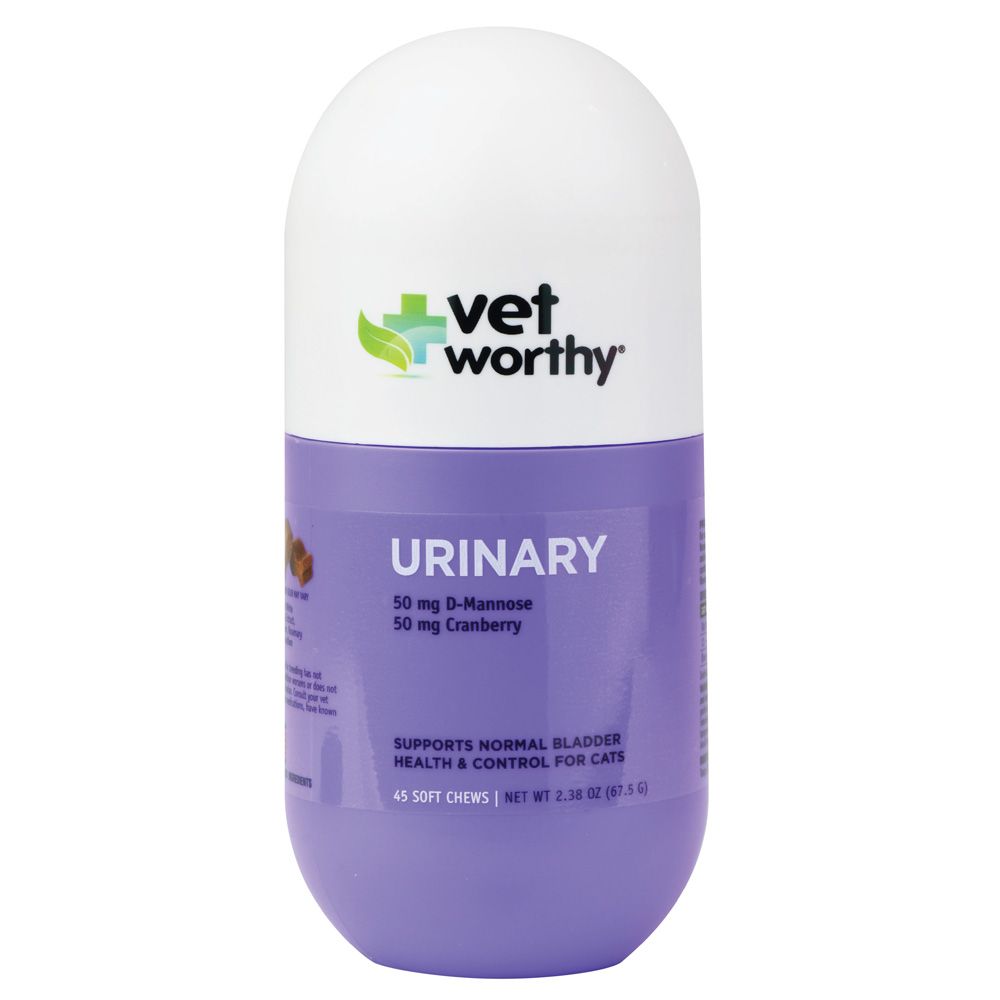 *SALE* Vet Worthy Urinary Soft Chew Aid for Cats (45 Chews)- Expiring July,2024