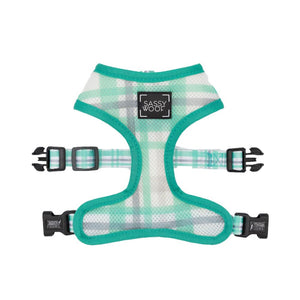 Sassy Woof REVERSIBLE HARNESS - WAG YOUR TEAL
