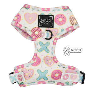 Sassy Woof DOG ADJUSTABLE HARNESS - WOOFS & KISSES