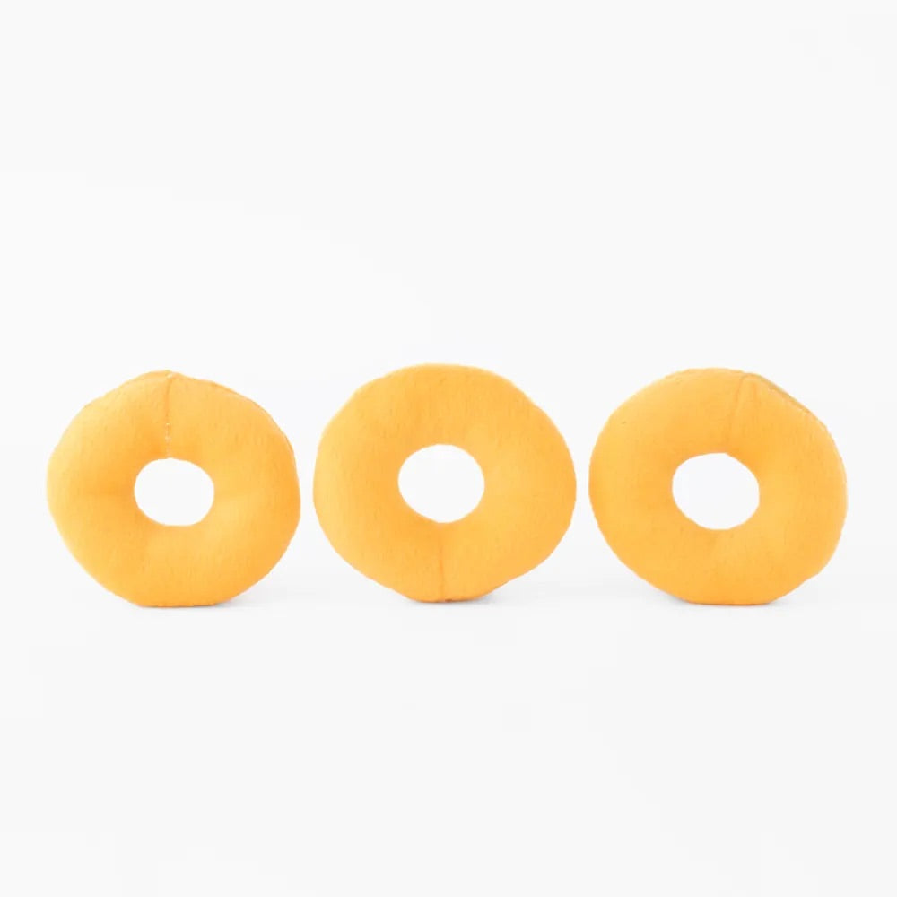 ZippyPaws Halloween Miniz 3-Pack Donutz