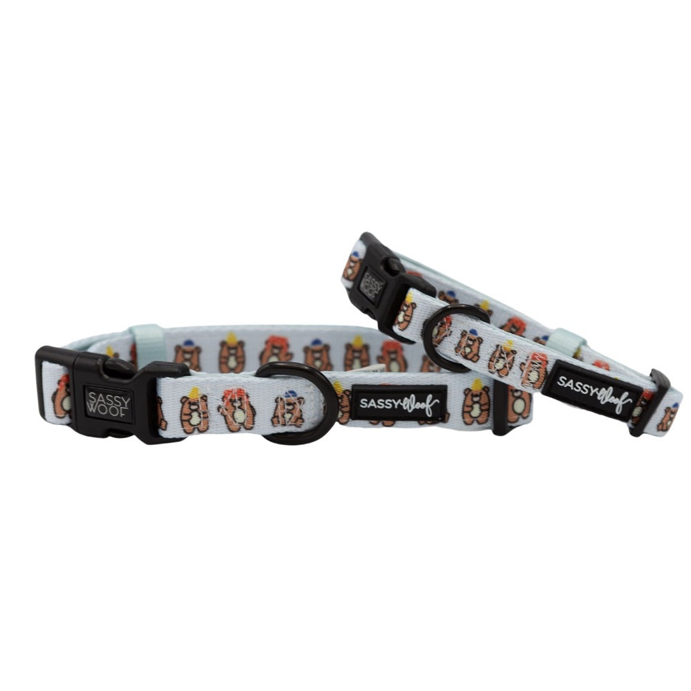 Sassy Woof Collar - Jingle Bears