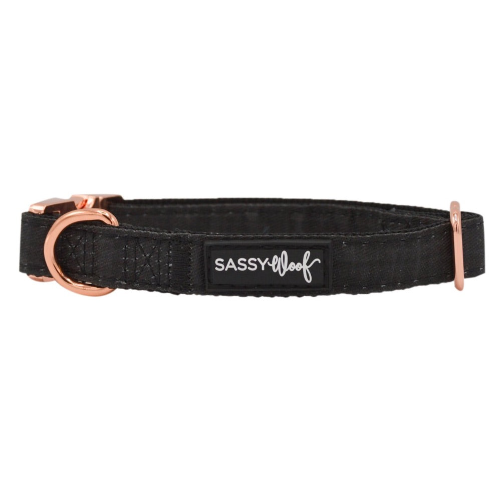 Sassy Woof Collar - Baby Got Black
