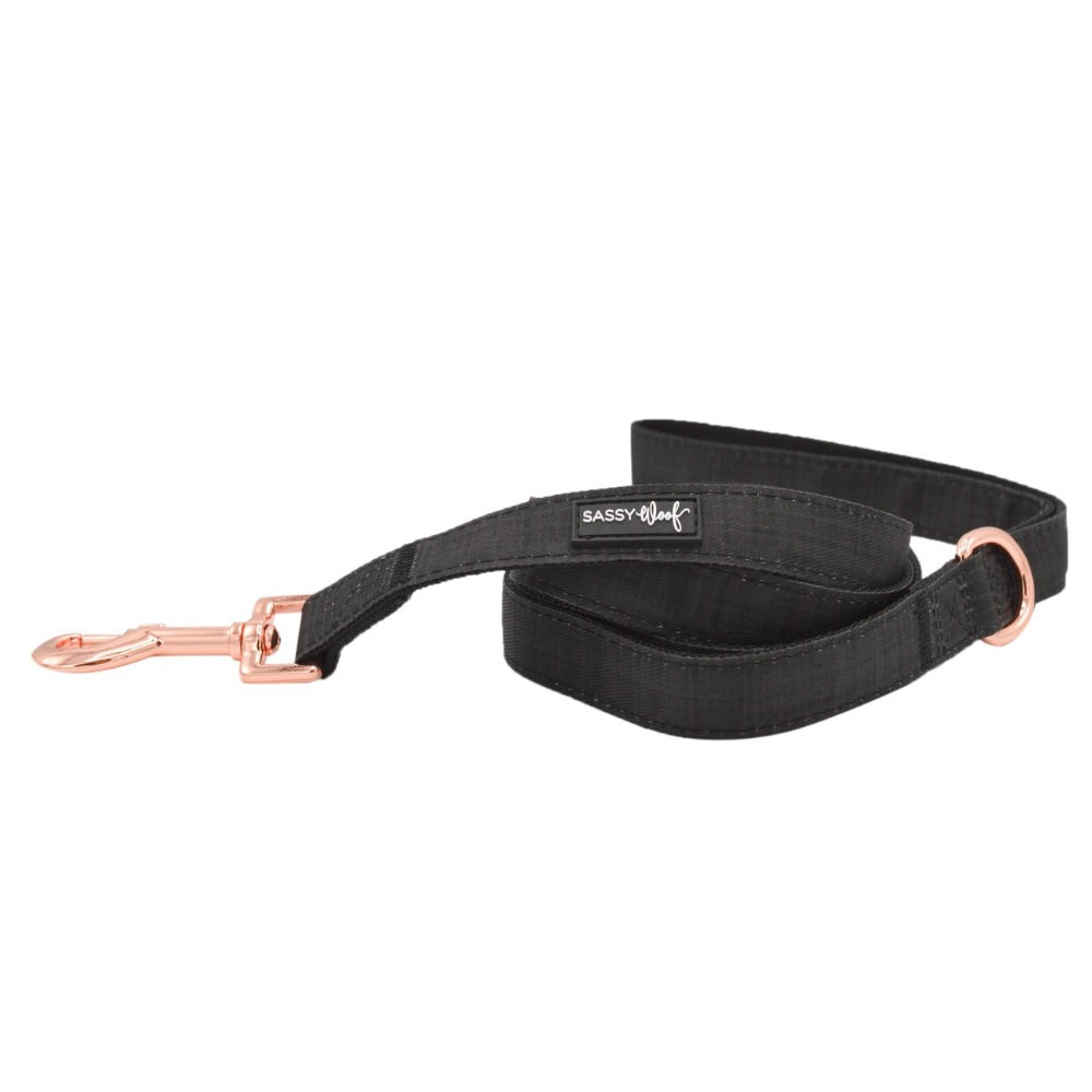 Sassy Woof Leash - Baby Got Black