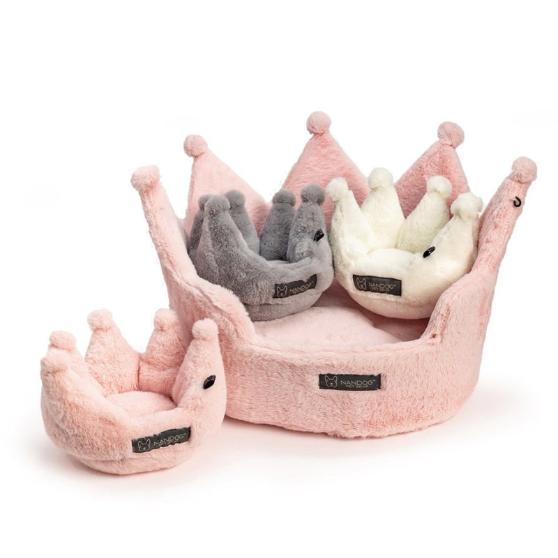 Amazon Nandog Pet Gear Crown Bed Crown Shaped Dog Bed New Arrivals
