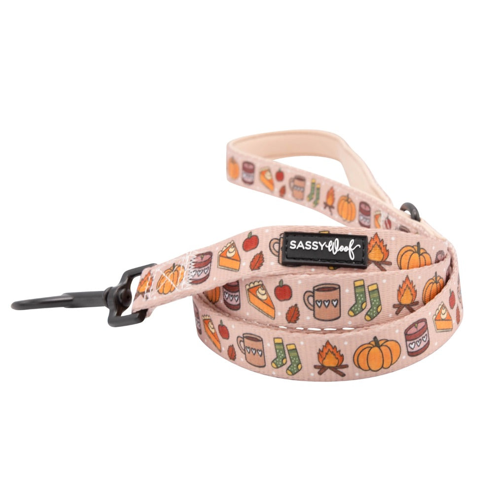 Sassy Woof Leash - Country Pupkin