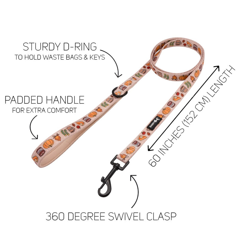Sassy Woof Leash - Country Pupkin