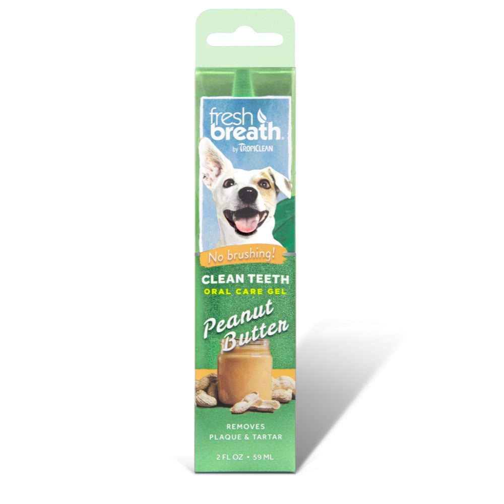 Tropiclean ORAL CARE GEL FOR DOGS WITH PEANUT BUTTER FLAVORING