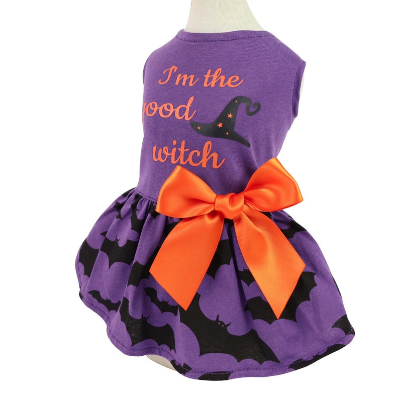 Fitwarm Purple Halloween I'm The Good Witch Dress