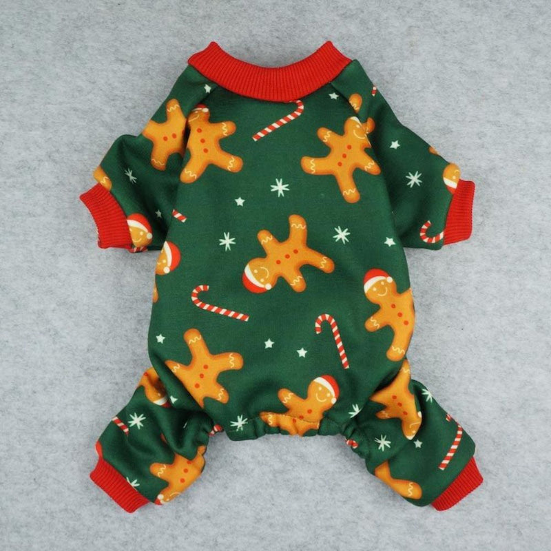 Fitwarm Gingerbread Man Pjs - X-Small