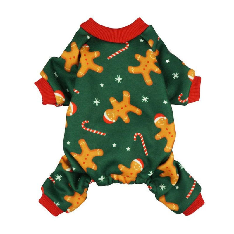 Fitwarm Gingerbread Man Pjs - X-Small