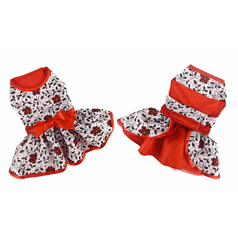 Doggie Design Holiday Dog Harness Dress - Holly