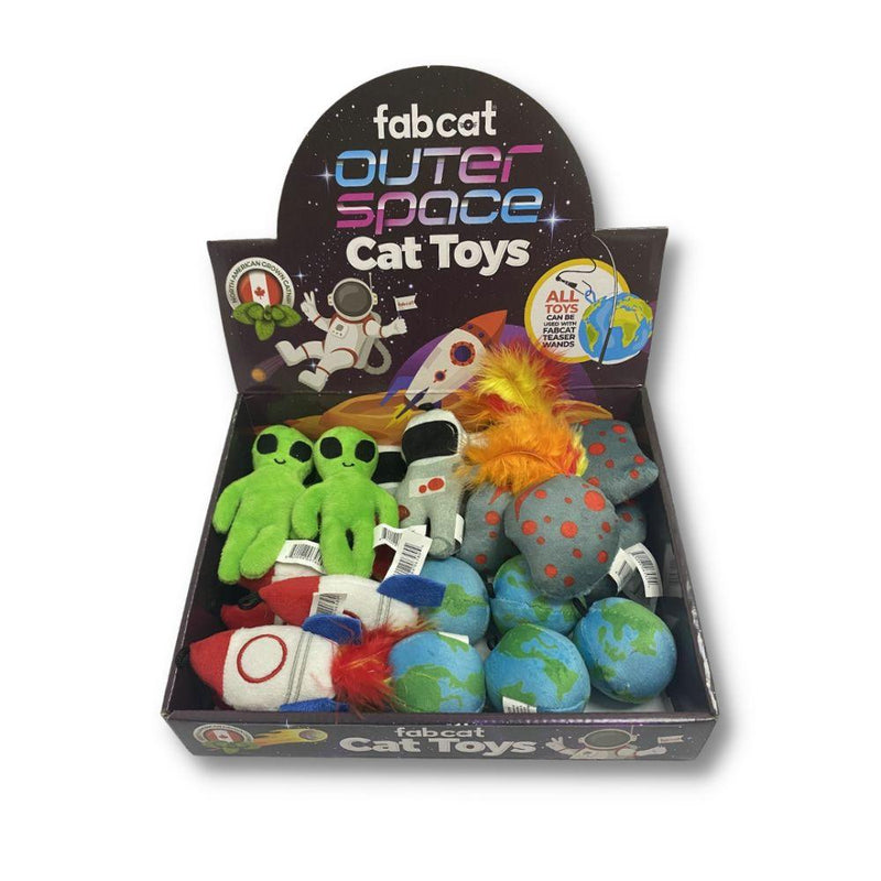 Fabdog Fabcat Outer Space Cat Toys