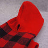 Fitwarm Plaid Hooded Dress