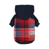 Fitwarm Plaid Knitted Hoodie