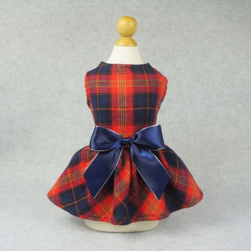 Fitwarm Christmas Plaid Dress