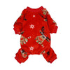 Fitwarm Reindeer Christmas Plush Pajamas