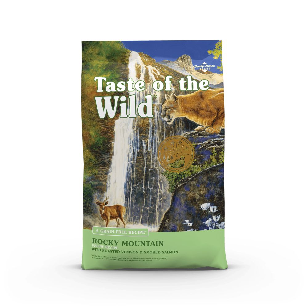 Taste Of The Wild Rocky Mountain Feline Recipe with Roasted Venison & Smoked Salmon 5Lb