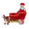 ZippyPaws Xmas Holiday Burrow Santa’s Sleigh