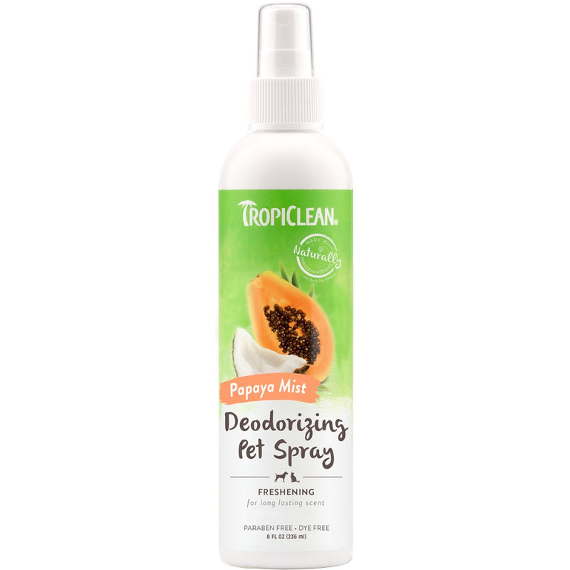 TROPICLEAN PAPAYA MIST DEODORIZING PET SPRAY