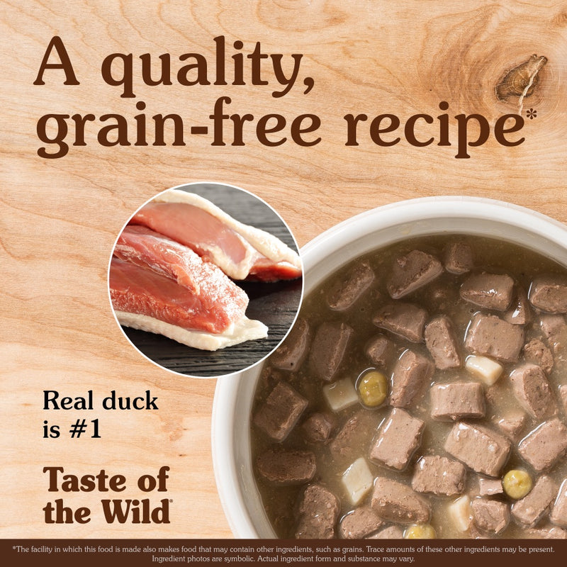 Taste of the Wild Wetlands Canine Recipe with Wild Fowl in Gravy