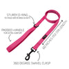 Sassy Woof Leash - Neon Pink