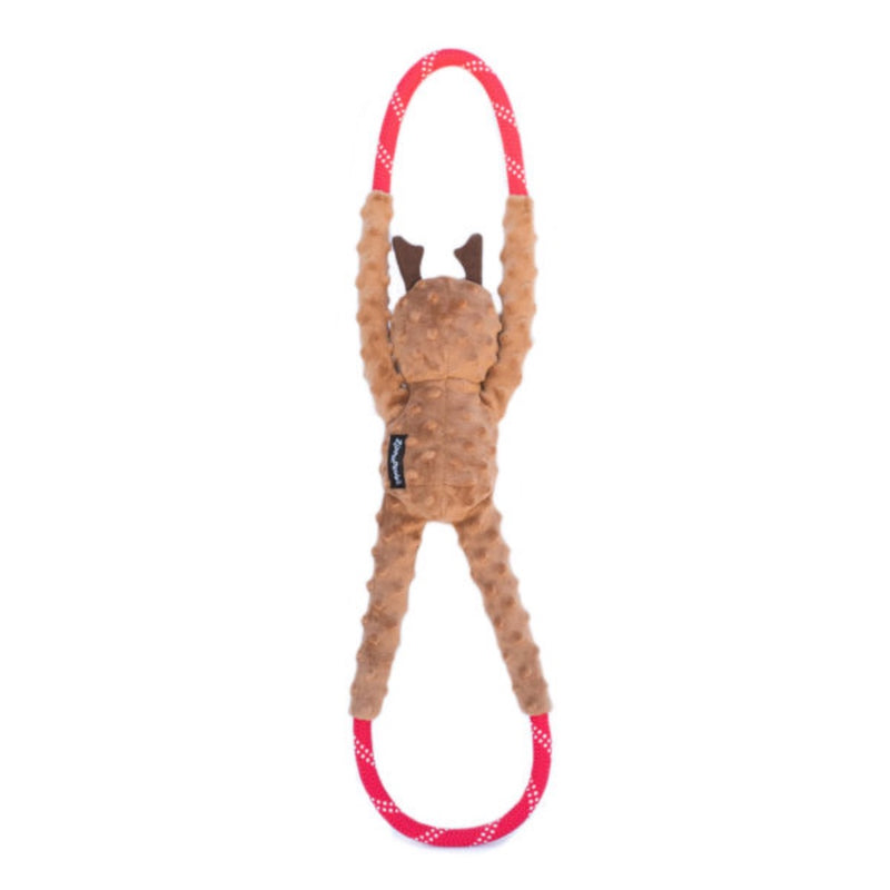 ZippyPaws Holiday RopeTugz® - Reindeer